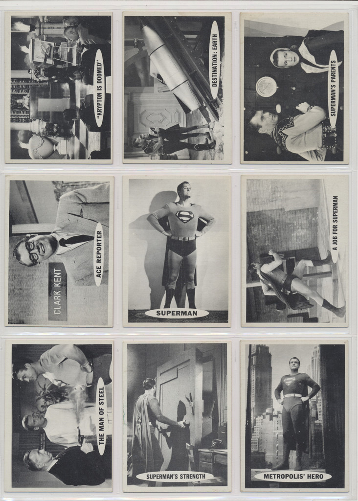 1966 Topps Superman Complete Set with Wrapper  #*sku36868