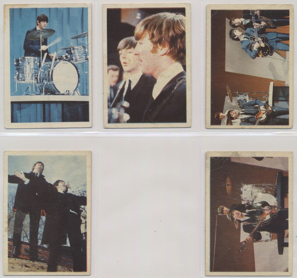 1964 A & BC Beatles Top Stars Cards Lot of 5 from England  #*sku36874