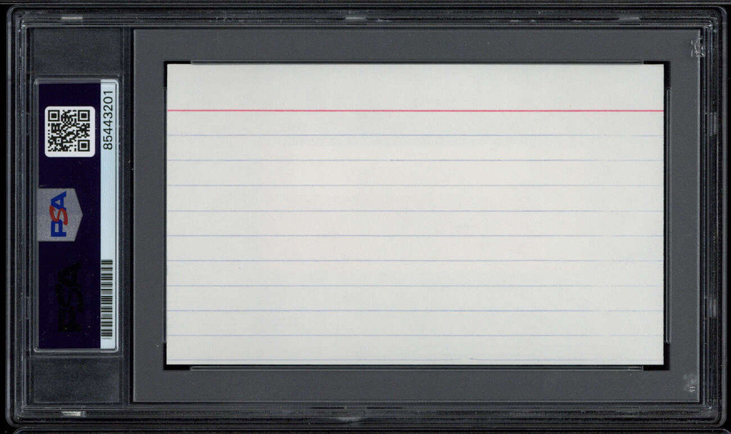 Satchel Paige Cut Signature Negro League HOF PSA Signed Auto Slab