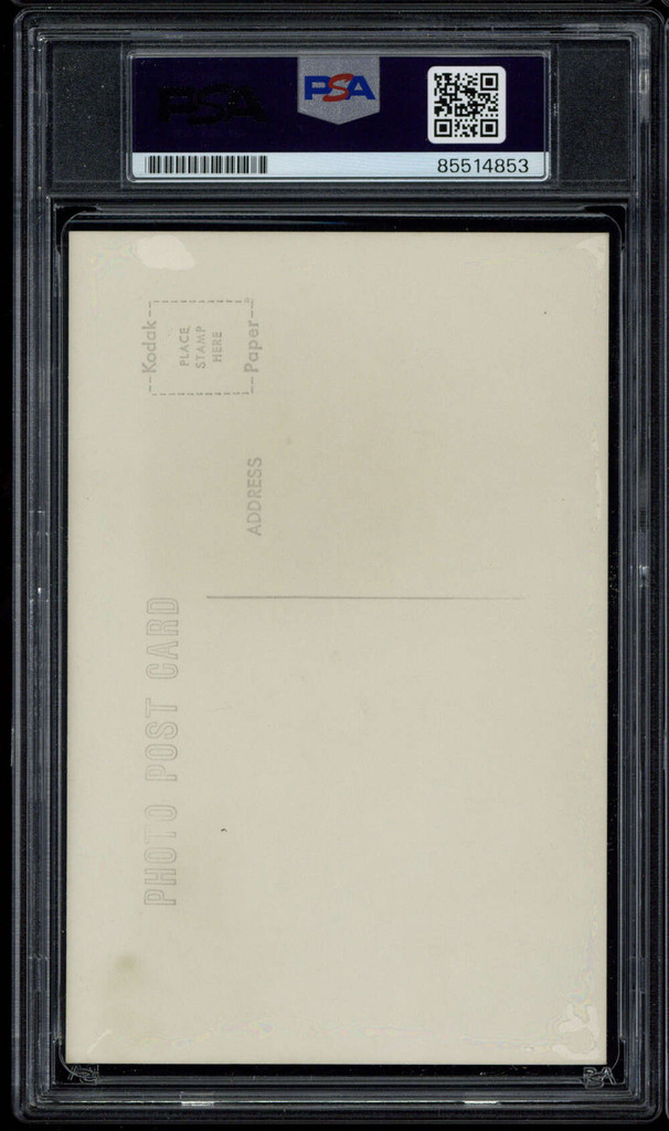 Bob Gibson Postcard Cardinals PSA 10 GEM MINT Signed Auto Slab