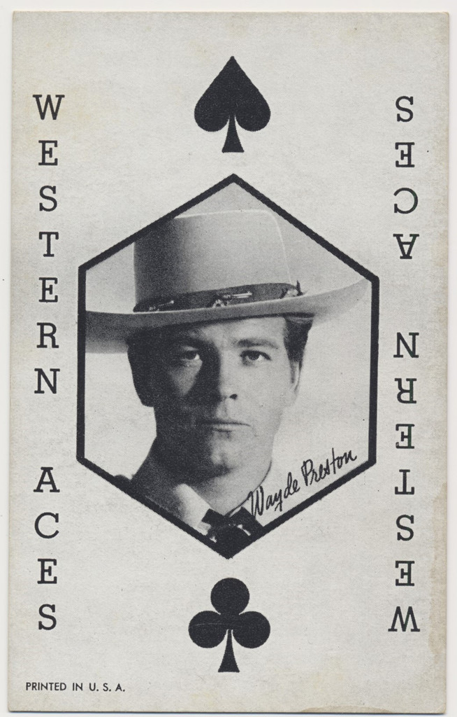 circ 1960's Western Aces Exhibit Cards  Lot of 9 Different  #*sku37483