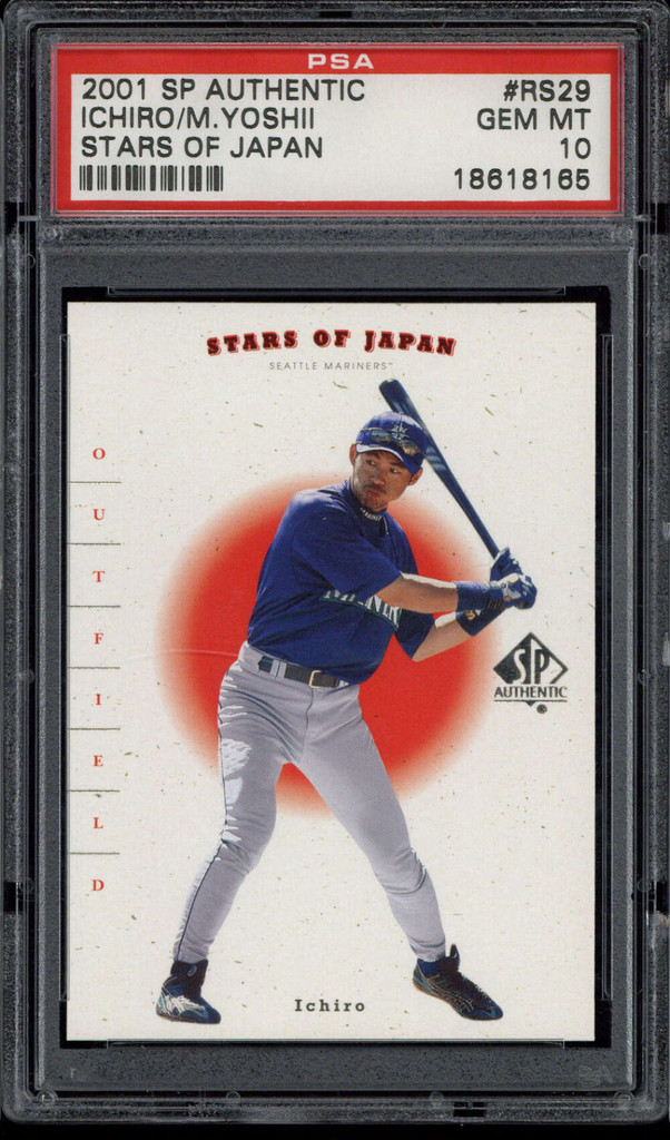 2001 SP Authentic Stars of Japan RS29 Ichiro Suzuki Yoshii PSA 10 Gem Mint RC ID: 500512