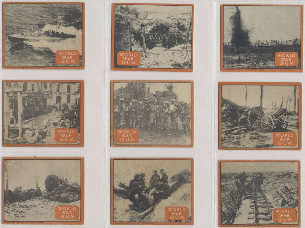 circ. 1930's V360  World War Gum (Canada) Lot of 18/48  #*sku36934