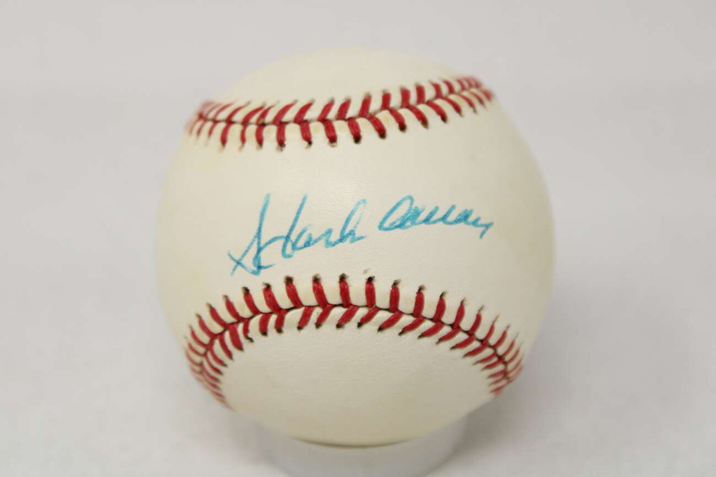 Hank Aaron PSA/DNA Authenticated Auto Signed Baseball Braves Feeney Ball