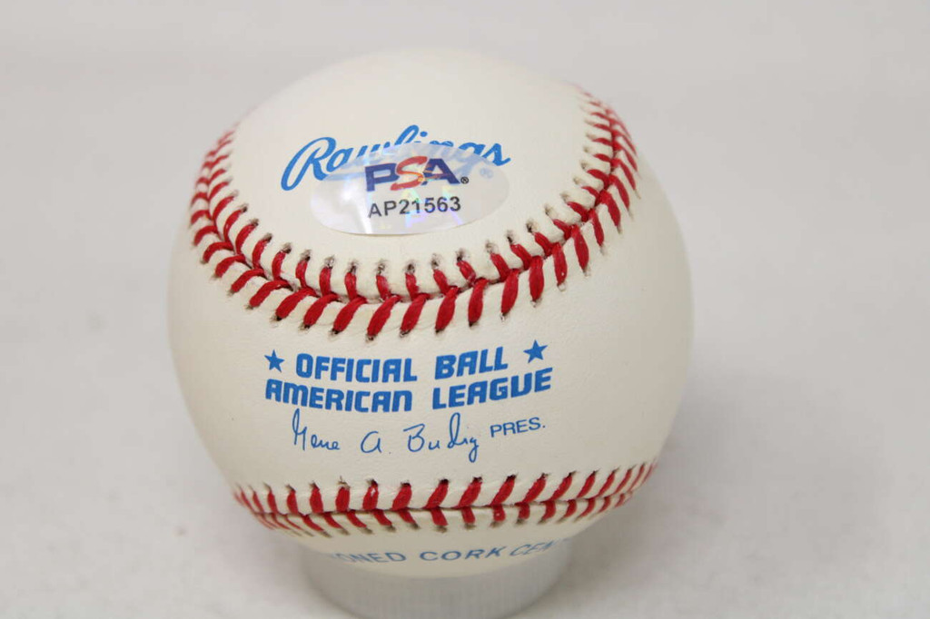 Bert Campaneris PSA/DNA Authenticated Auto Signed Baseball A's ID: 500617