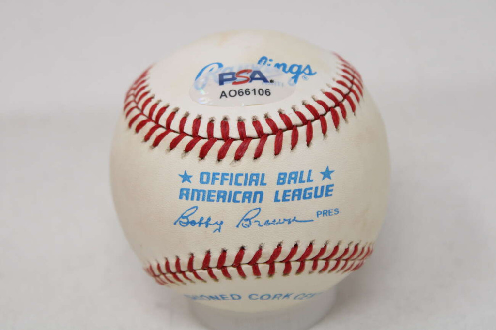 Johnnny Mize PSA/DNA Authenticated Auto Signed Baseball Yankees ID: 500660