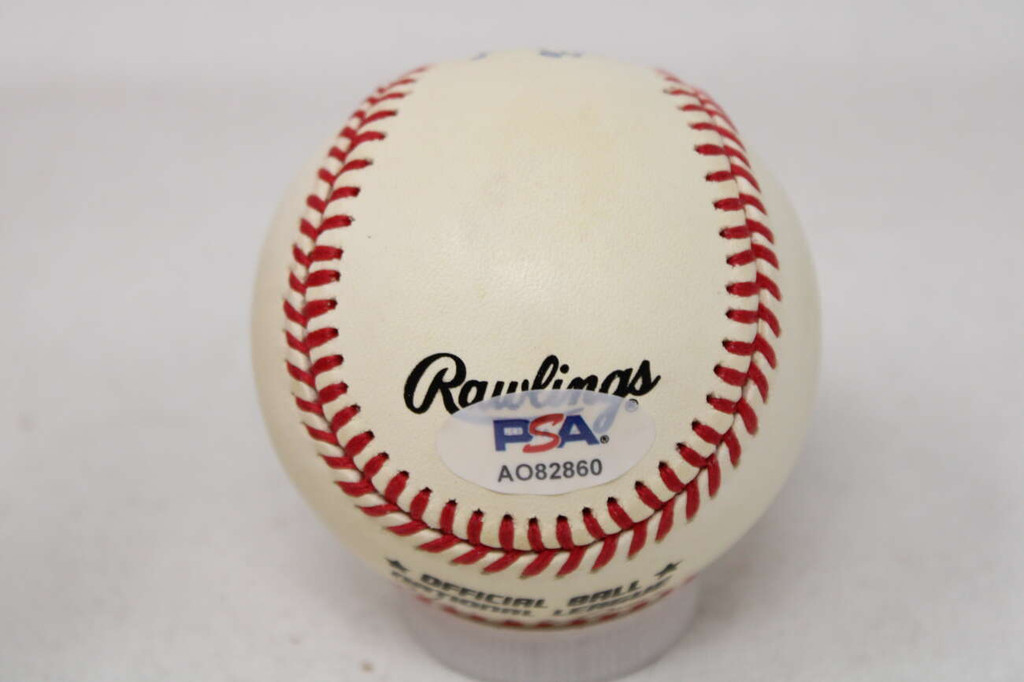 Maury Wills PSA/DNA Authenticated Auto Signed Baseball Dodgers  LA #30 ID: 500682