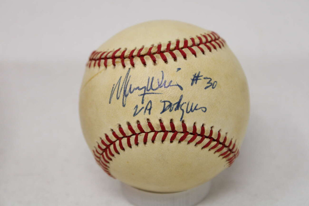 Maury Wills PSA/DNA Authenticated Auto Signed Baseball Dodgers  LA #30 ID: 500684