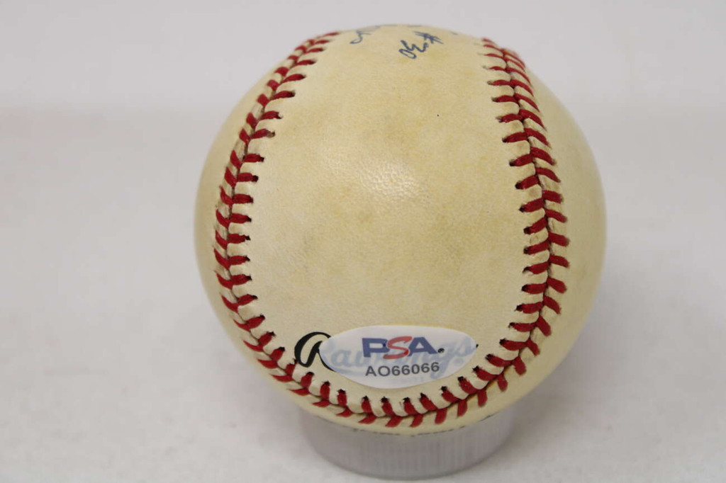 Maury Wills PSA/DNA Authenticated Auto Signed Baseball Dodgers  LA #30 ID: 500684