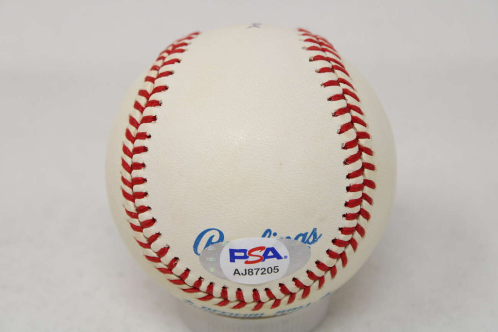 Lou Bourdreau PSA/DNA Authenticated Auto Signed Baseball Indians