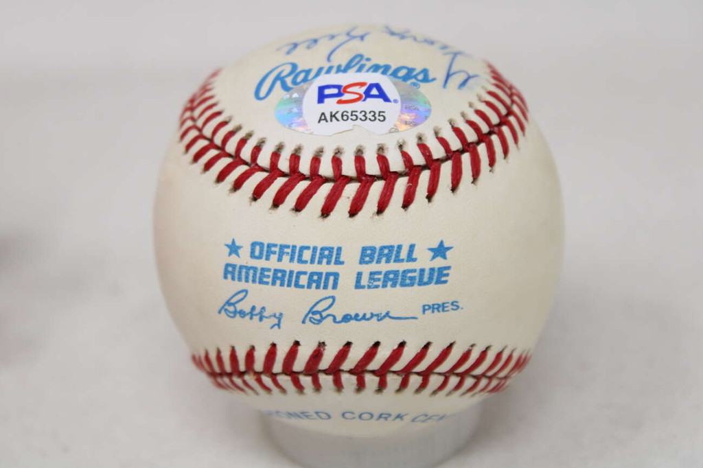 Brooks Robinson Marichal Kell PSA/DNA Authenticated Auto Signed Baseball Orioles