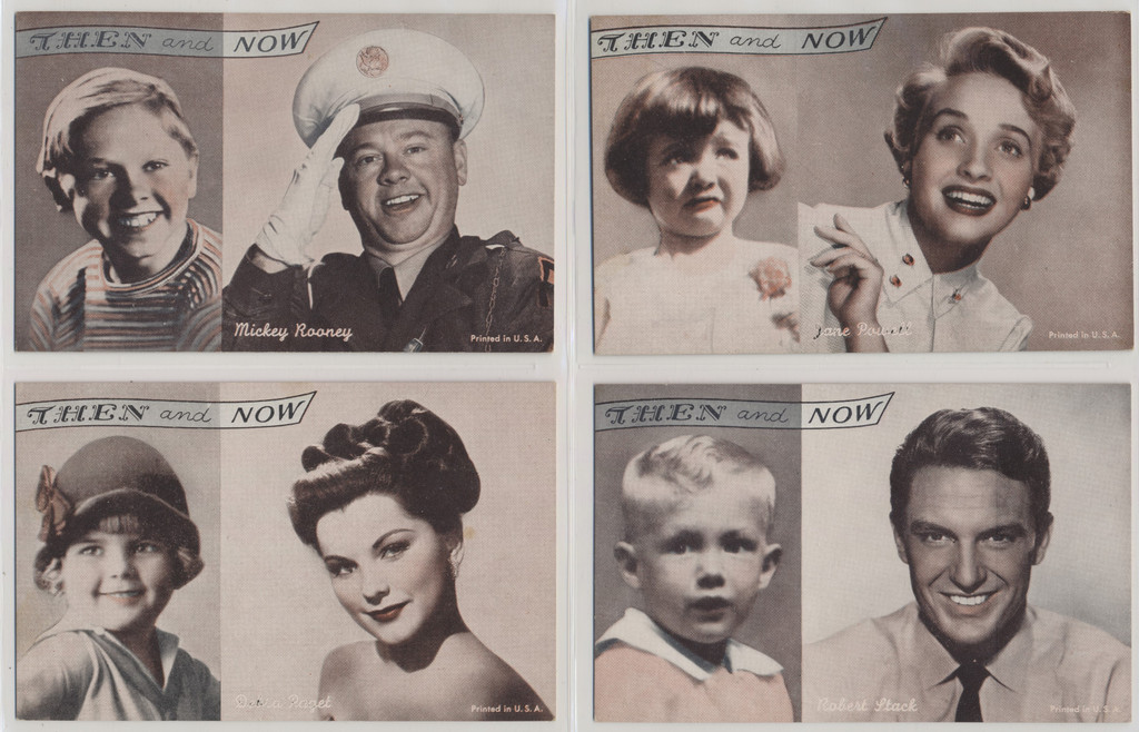 circ 1950's Then and Now Famous People  Lot of 28/32  #*sku36952