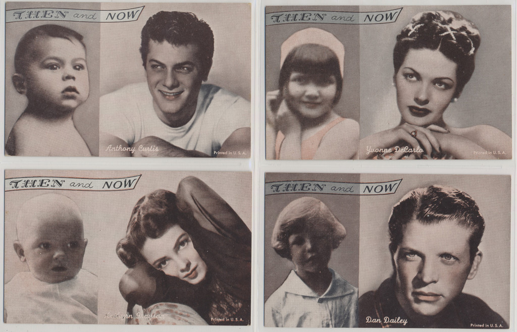 circ 1950's Then and Now Famous People  Lot of 28/32  #*sku36952