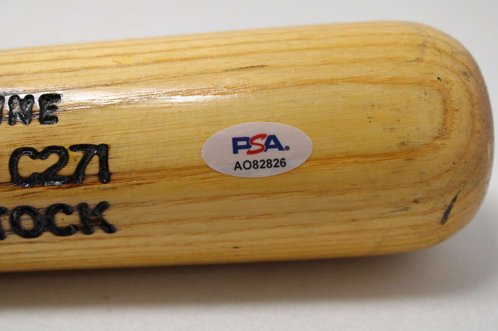 Ed Kranepool Bat Signed Auto PSA/DNA Sticker ONLY Mets Louisville Slugger