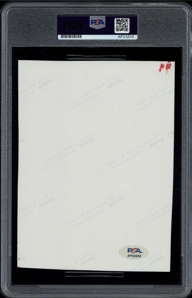 Rickey Henderson Photo 5.25"x7.5" A's PSA/DNA Signed Auto Slab ID: 500768