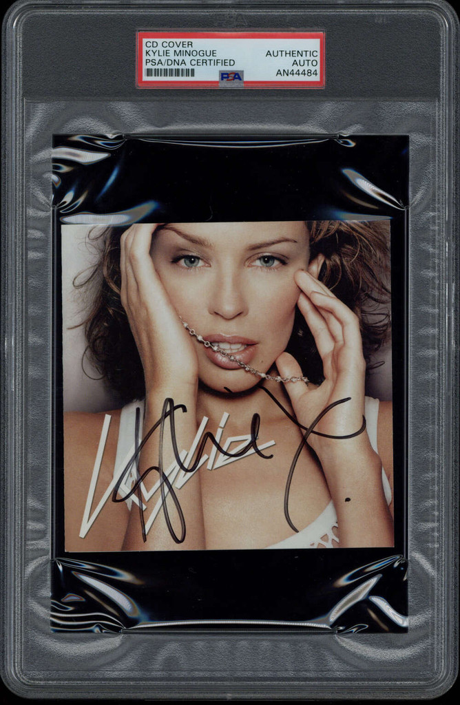 Kylie Minogue CD Cover Singer PSA/DNA Signed Auto Slab