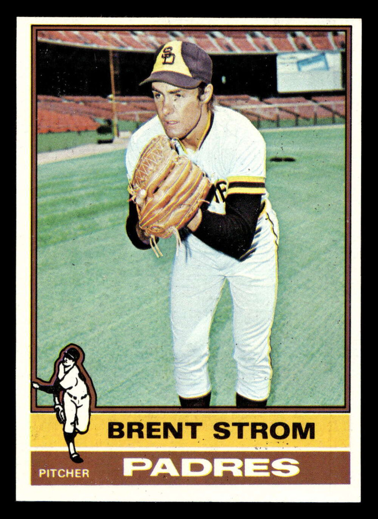 1976 Topps #84 Brent Strom Near Mint 