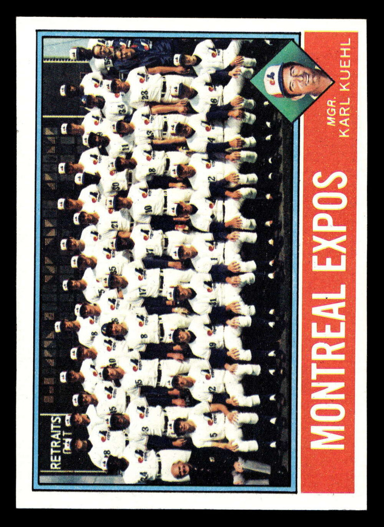 1976 Topps #216 Montreal Expos/Karl Kuehl MG CL Near Mint+  ID: 500972
