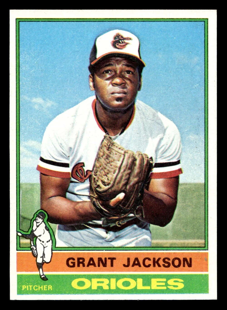 1976 Topps #233 Grant Jackson Near Mint  ID: 500988