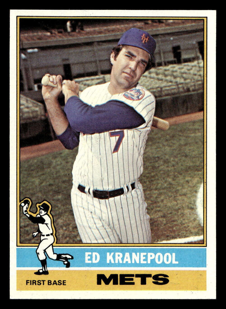 1976 Topps #314 Ed Kranepool Near Mint  ID: 501059