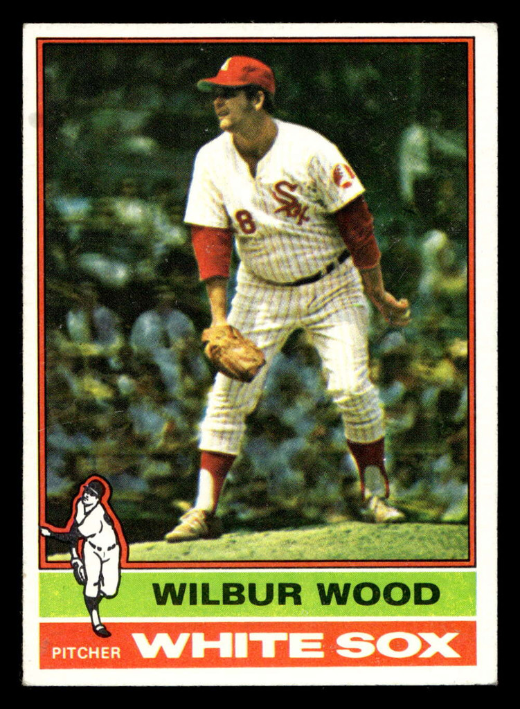 1976 Topps #368 Wilbur Wood Excellent+ 