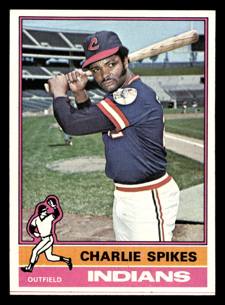 1976 Topps #408 Charlie Spikes Near Mint  ID: 501144