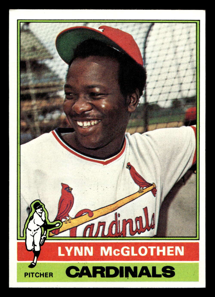 1976 Topps #478 Lynn McGlothen Ex-Mint 