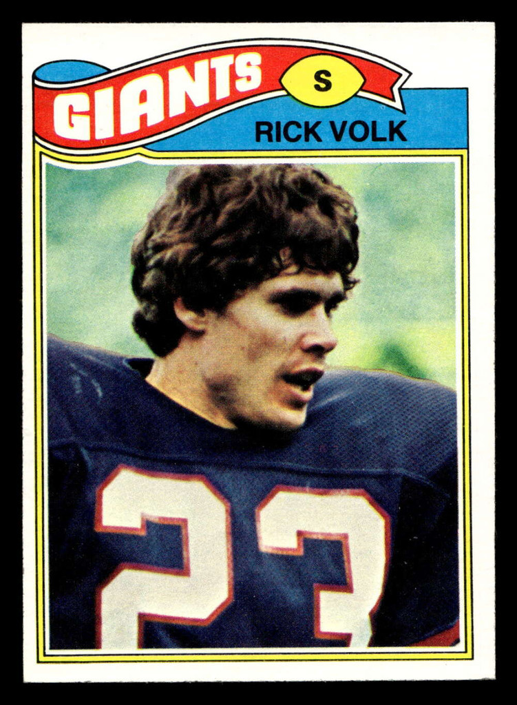 1977 Topps #8 Rick Volk Near Mint  ID: 501417