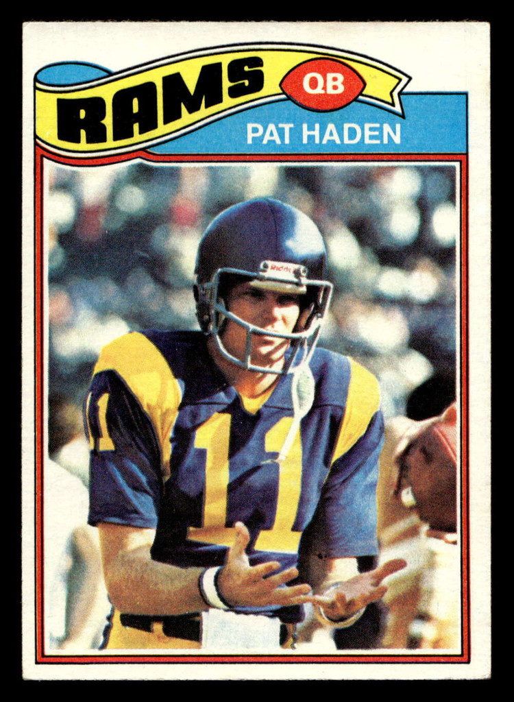 1977 Topps #18 Pat Haden Excellent+ RC Rookie 