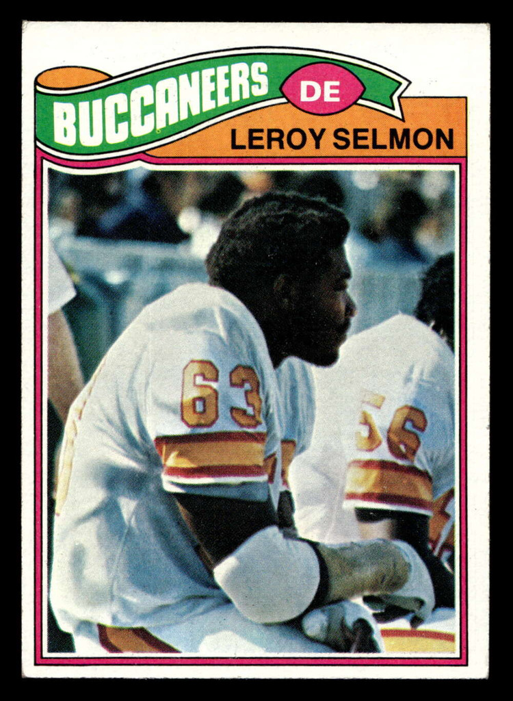 1977 Topps #29 Lee Roy Selmon UER Very Good RC Rookie  ID: 501515