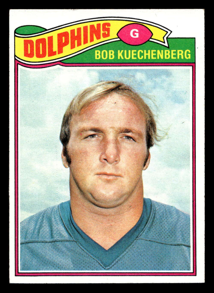 1977 Topps #33 Bob Kuechenberg Near Mint  ID: 501531