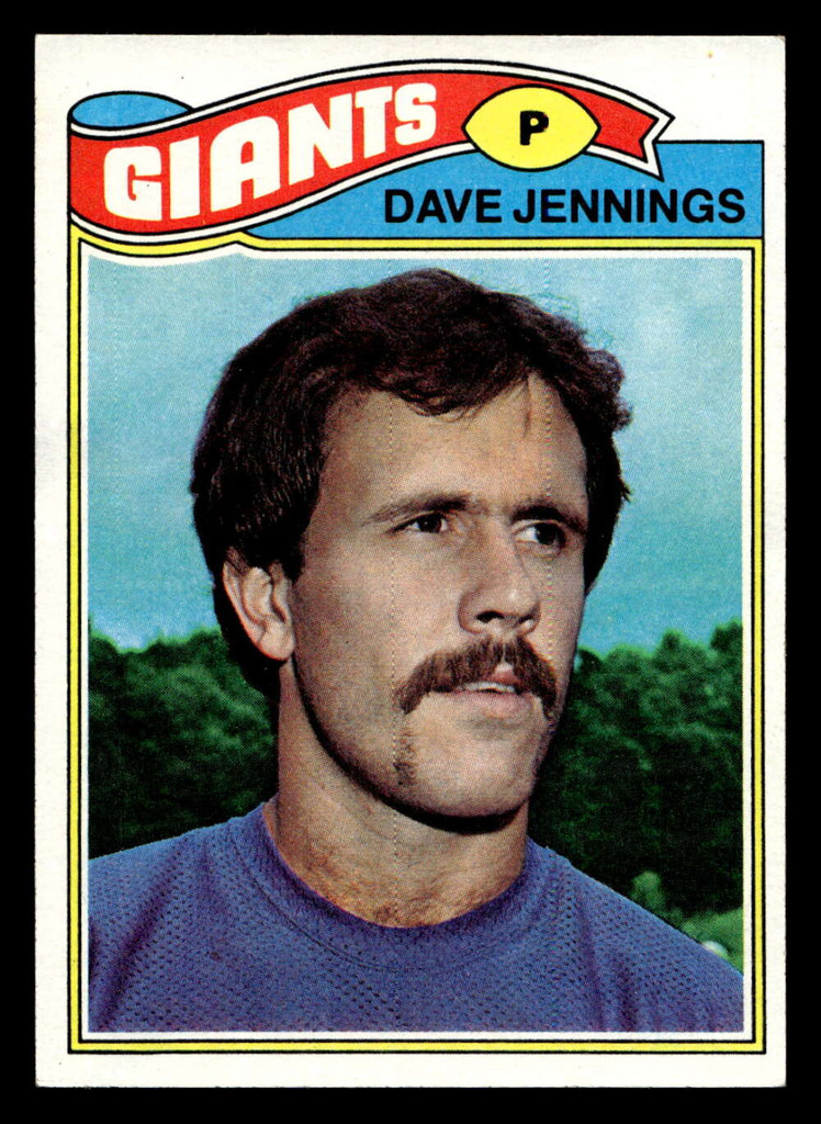 1977 Topps #49 Dave Jennings Ex-Mint  ID: 501600