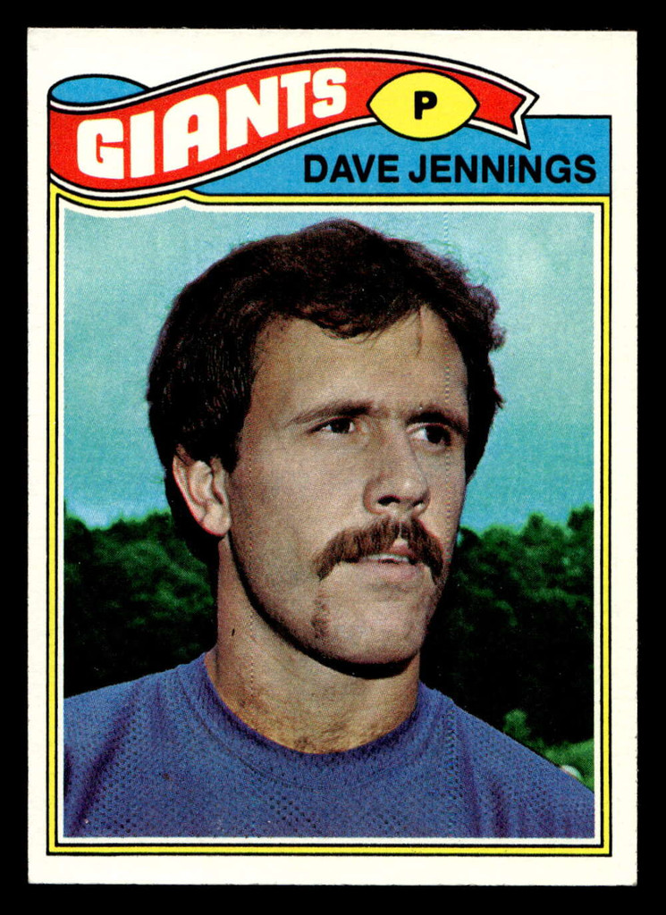 1977 Topps #49 Dave Jennings Ex-Mint  ID: 501601