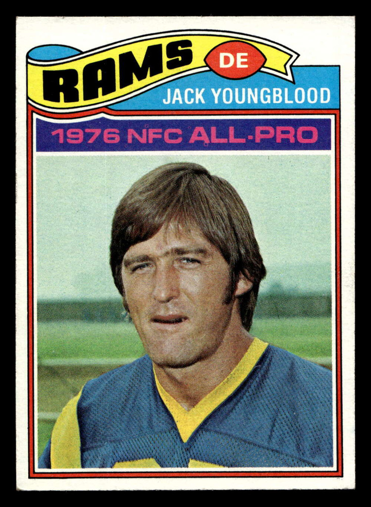 1977 Topps #80 Jack Youngblood Ex-Mint  ID: 501771