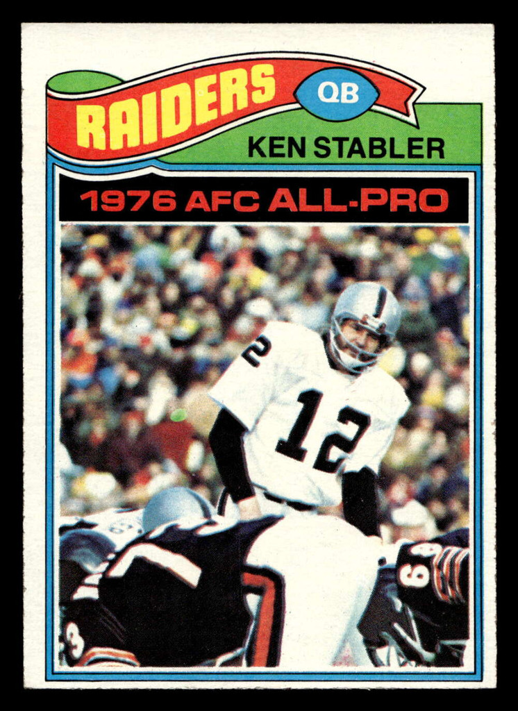 1977 Topps #110 Ken Stabler Ex-Mint  ID: 502111
