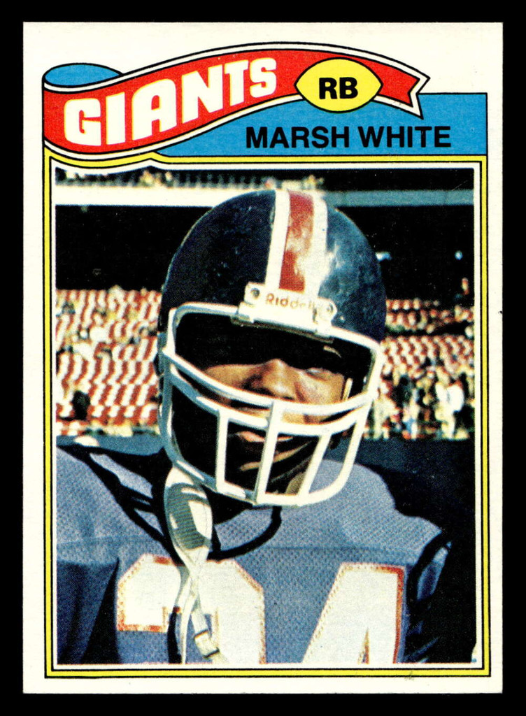 1977 Topps #196 Marsh White Near Mint+  ID: 502445