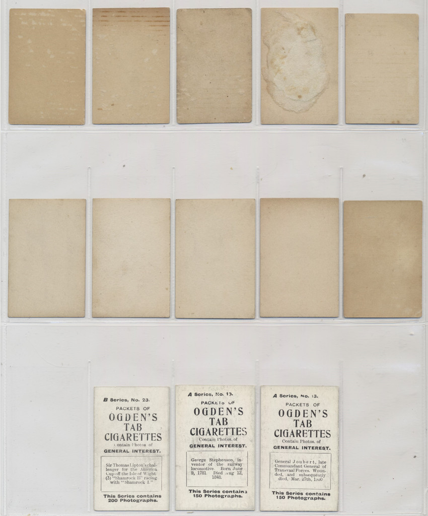 circ 1900's Ogden's Cigarettes  Lot of 13 different  #*sku36981