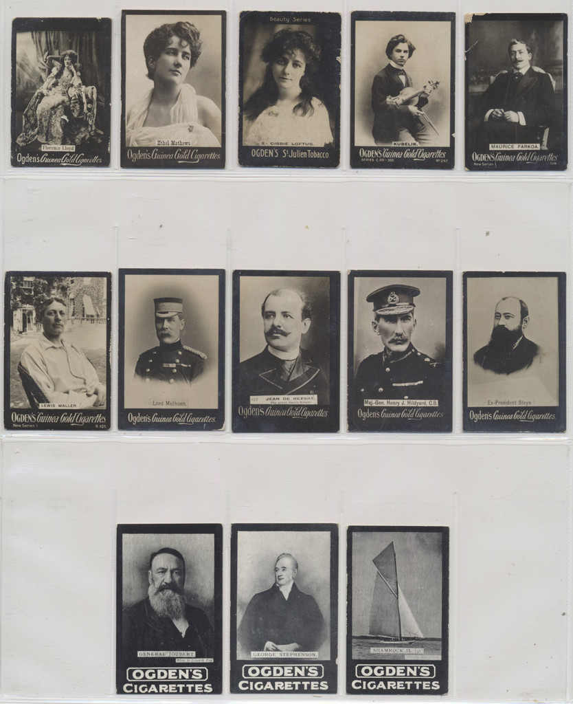 circ 1900's Ogden's Cigarettes  Lot of 13 different  #*sku36981