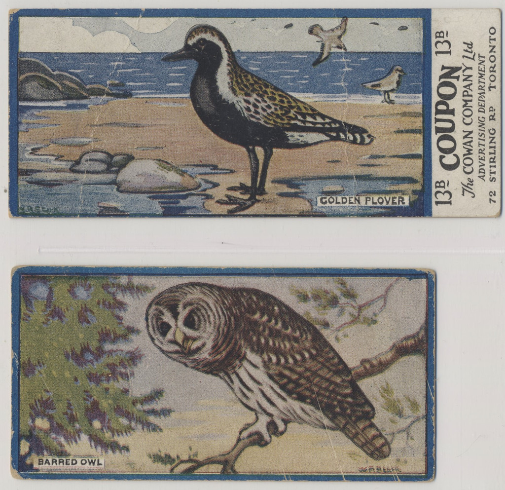 1921 V6 Canada Cowan  Bird Series  Lot of 2/24  #*sku36991