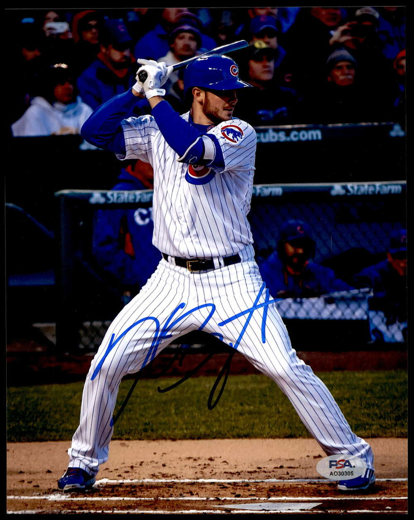 Kris Bryant 8x10 Photo Signed PSA/DNA Authenticated Cubs Autographed ID: 503106