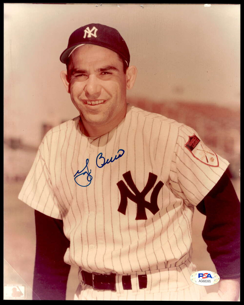 Yogi Berra 8x10 Photo Signed PSA/DNA Authenticated Yankees Autographed