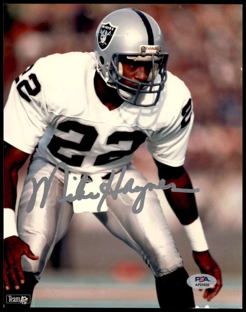 Mike Haynes 8x10 Photo Signed PSA/DNA Authenticated Raiders Autographed