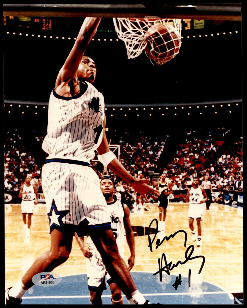 Penny Hardaway 8x10 Photo Signed PSA/DNA Authenticated Magic Autographed ID: 503162