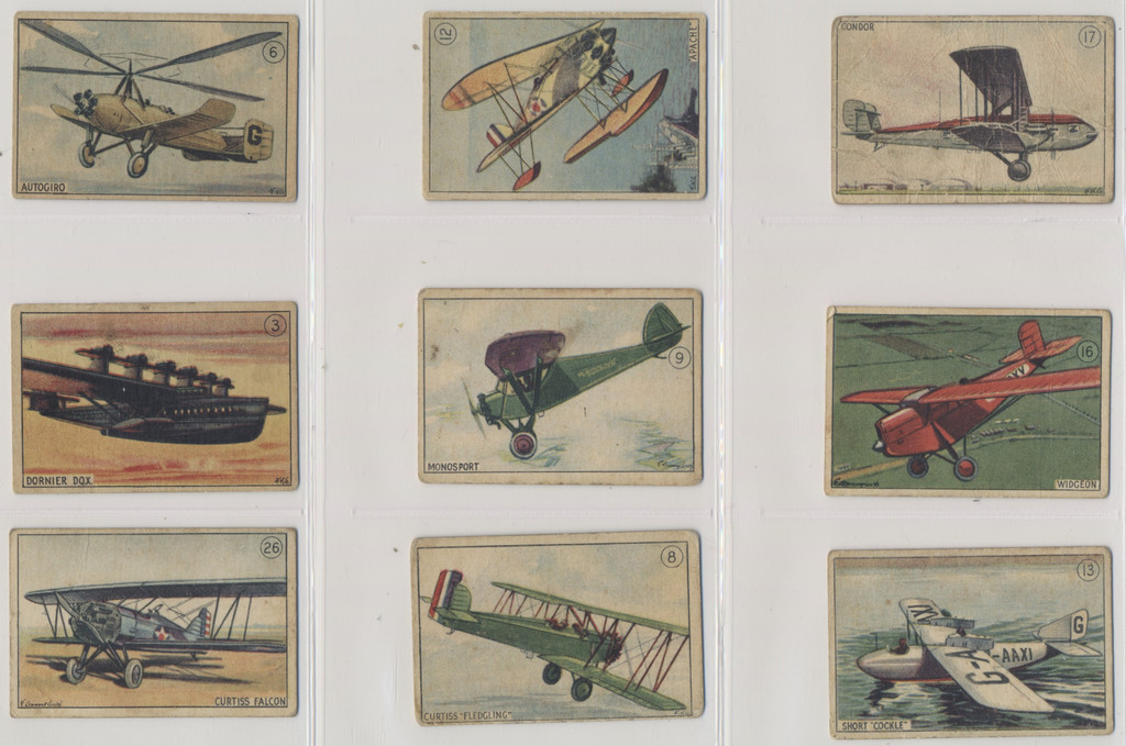 1930 V88 Canada Aviation Series 9/52  #*sku3700188 Canada Aviation Series 9/52  #*sku37001