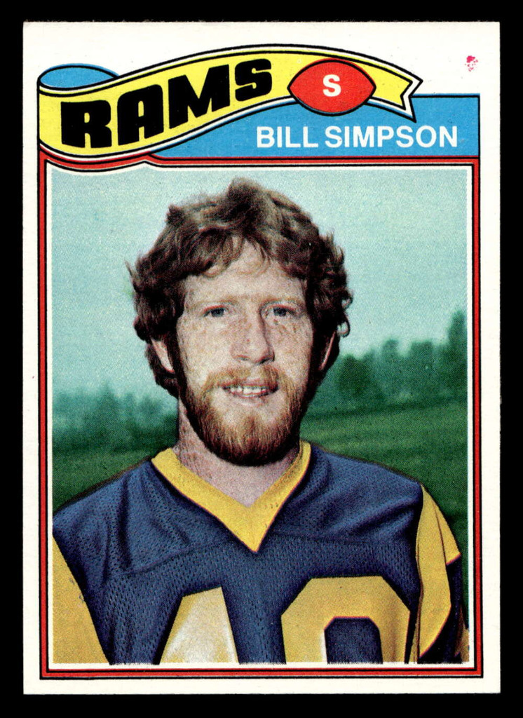 1977 Topps #406 Bill Simpson Ex-Mint  ID: 503451
