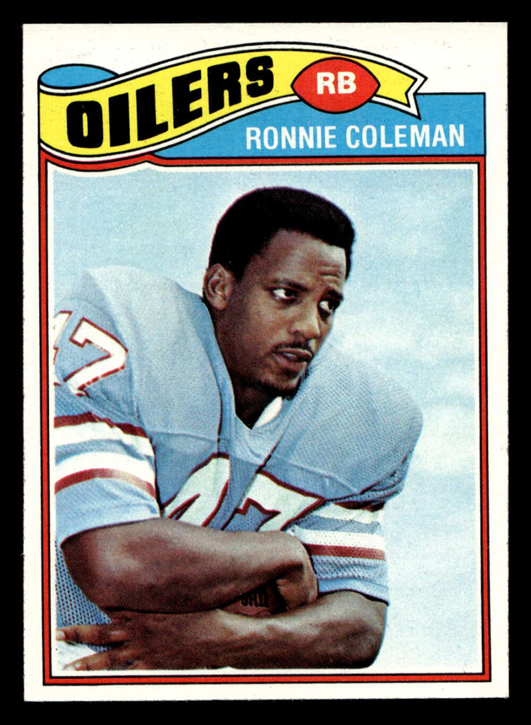 1977 Topps #407 Ronnie Coleman Near Mint  ID: 503454