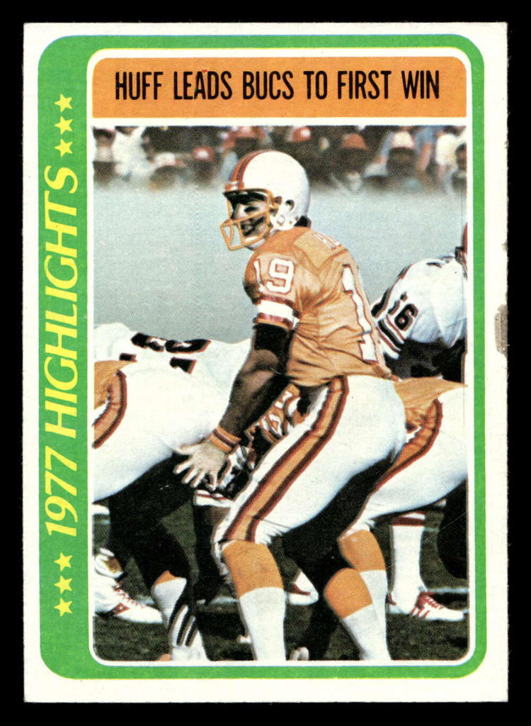 1978 Topps #1 Gary Huff HL Very Good 