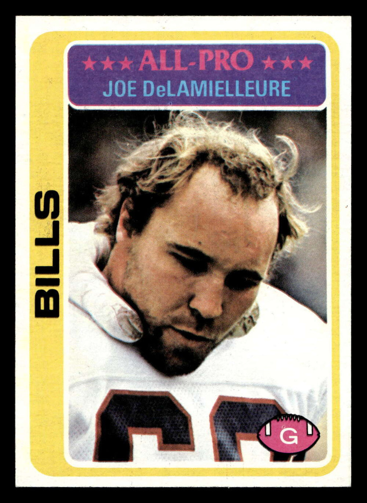 1978 Topps #20 Joe Delamielleure Very Good 