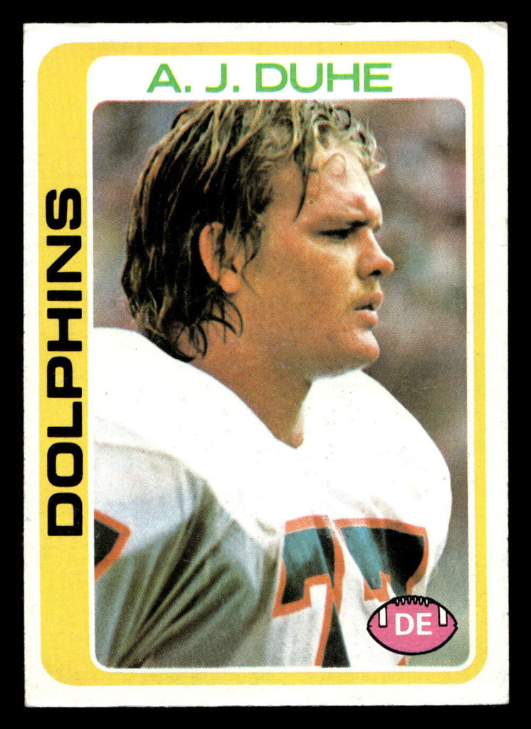 1978 Topps #22 A.J. Duhe Excellent+ RC Rookie 