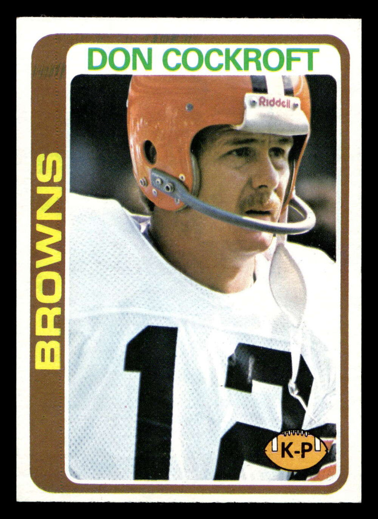 1978 Topps #33 Don Cockroft Near Mint+  ID: 504083